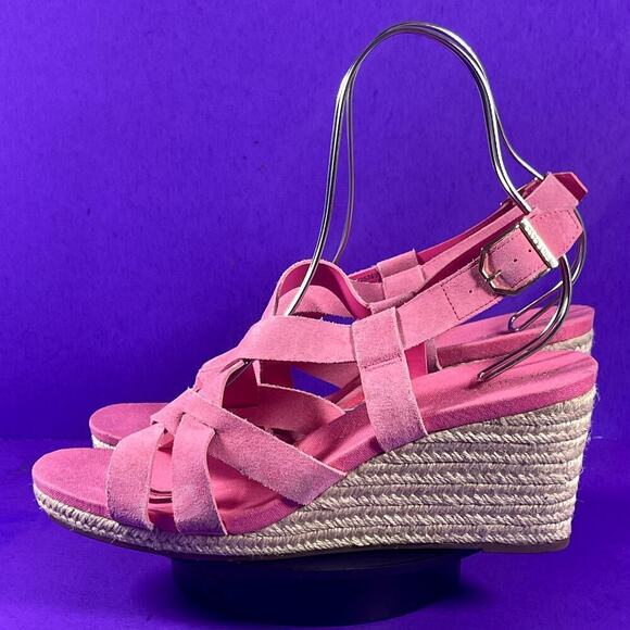 Cole Haan Women's Crystal Wedge Pink Sandals W25389 Shoe Size 10 -NEW - Picture 3 of 8
